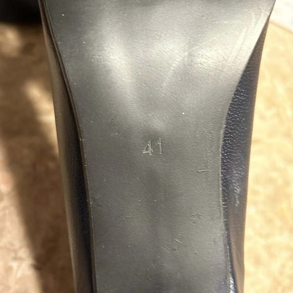 Shoes ,women, leather NEW! Inea Dora blue textured,chunky heel,pump size 39 & 41 - Picture 15 of 16